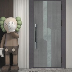 Xinhe Korean style simple luxury entrance door: leading the home fashion and creating a safe and comfortable home environment