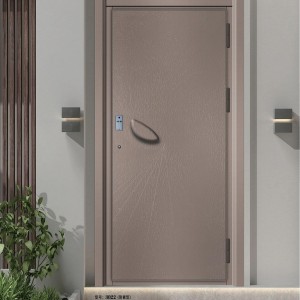 Core and aluminum carved entrance door: a masterpiece of craftsmanship, guarding the warmth and safety of the home